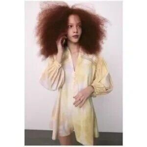 Zara Tie Dye Oversized Romper M